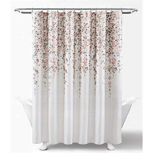 Floral Shower Curtain 72 x 72 in Polyester