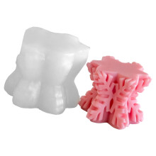Múnla Piléir Calóg Sneachta Múnlaí Silicone Múnlaí Réitigh Ornáidí Múnlaí Plastairí Nollag Soláthairtí Ceardaíochta