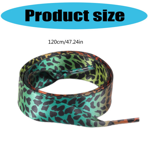 Unique Gradients Pattern Shoe Laces Soft Polyester Silk Satins Shoe Strings Easy Install For Sneakers And Boot 2