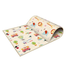 Tapis de jeu premium pour enfants, grand format, en mousse souple, avec de jolis motifs d'animaux et de véhicules. Imperméable, non toxique, idéal