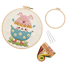 Easter Theme Embroidery Set for Home Decorations Include-CX1492