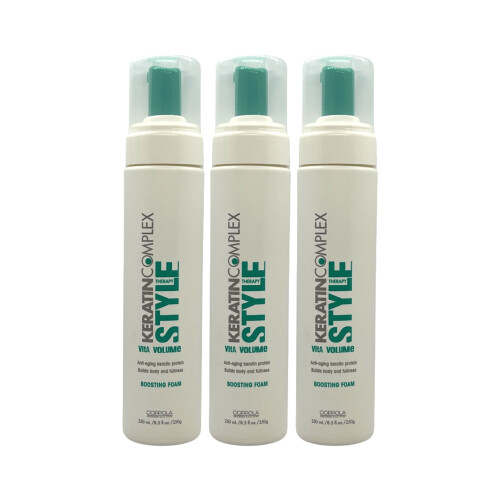 Keratin Complex Vita Volume Boosting Foam 8.5 Oz (Pack of 3)