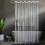 Clear Plastic Shower Curtain Liner with Magnetic Bottom and 1