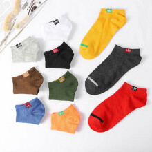 Men`s Everyday Plus Cushioned No Snow Socks Originals Unisex Trefoil No Show Socks No Show Sock, Multicolor, Free,