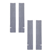 2-in-1 Knitted Leg Warmers 2 Pairs, Non-Slip Stretchable Calf & Ankle Socks for Women – Autumn/Winter Indoor & Outdoor Use