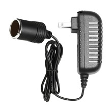 24W AC till DC biladapter 120V till 12V2A omvandlare, strömförsörjning för billaddare, bil-MP3, luftfuktare och lågenergibiltillbehör