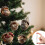 Enfeite de árvore de Natal de 8 cm (3,1 polegadas) - Pingente decorativo em acrílico para artesanato de festas temáticas e decoração de Natal (5 4