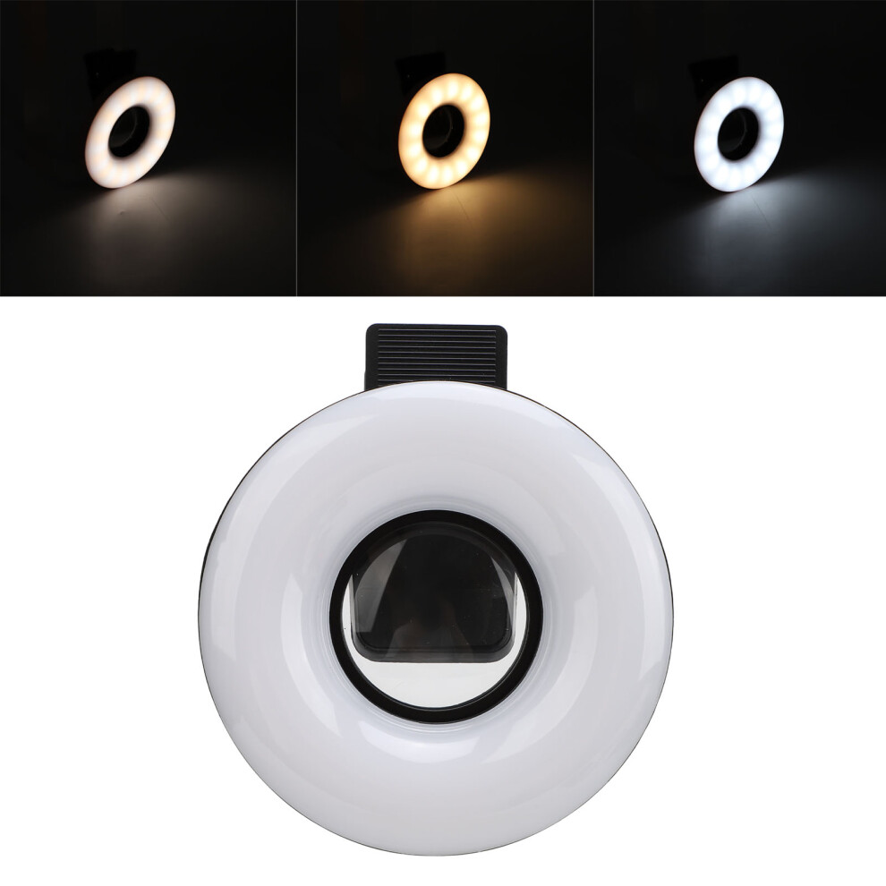 15X Macro Lens With Led Fill 3 Modes, 5 Brightness Levels, 37Mm, Usb Rechargeable Light 9341385202445