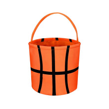 Paasmand met sportthema, draagbare vilten emmer/cadeautas van 35 x 25 cm voor paaseieren zoeken, snoep bewaren en feestdecoratie.