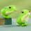 Jumping Frog Clockwork Toy - Interactive Simulation Educational STEM Gift for Kids, No Battery Needed Creative Birthday Present (Green) 2