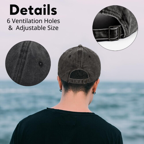 Dog Dad Baseball Cap – Justerbar bomullshatt för män 2