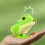 Jumping Frog Clockwork Toy Green STEM Educational Toy 6
