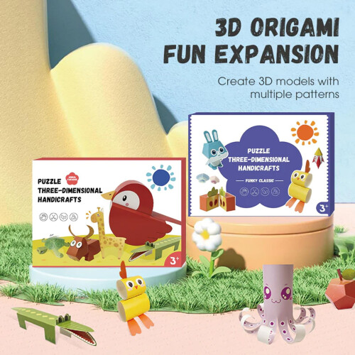 Κιτ Βιβλίων Origami 3D – Προκομμένο Χαρτί, 17Designs 2