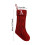 18-inch Initial-Embroidered Cable Knit Christmas Stocking 2