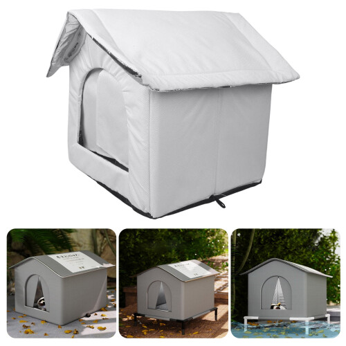 Abri extérieur pour chat – Imperméable et isolé, 1