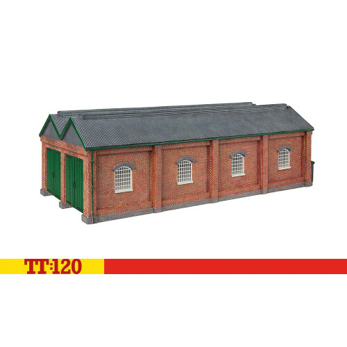 Hornby Hornby TT:120 Double Engine Shed - Red Brick Collection TT9019