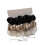 τεμάχια/σετ μεταξωτά σατέν scrunchies γυναικών μονόχρωμα μαλλιά σχοινί κομψό 3