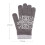 Herren-Winterhandschuhe aus dunkelblauer Wolle mit Touchscreen 2