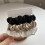 τεμάχια/σετ μεταξωτά σατέν scrunchies γυναικών μονόχρωμα μαλλιά σχοινί κομψό 8