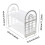 2-Tier Desktop Storage Rack – Minimalist Hollow Shelf 2