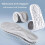 Cloud-indlægssåler til mænd og kvinder, 4D Memory Foam, 2 par 4