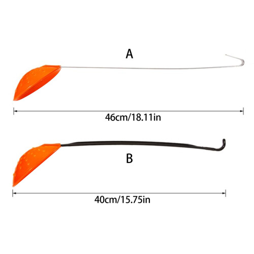 Ice Fishing Scooper with Long Handle for Slush Removal 2