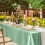 Polyester Satin Tablecloth 60x84 in Black 5