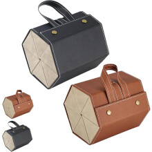Concerning Multipack Glasses Case, Multiple Glasses Storage Case, Leather Multi-Layer Glasses Box, Foldable Eyeglasses Case
