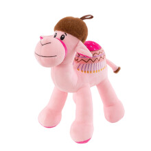 Camel Plush Toy – Realistic Stuffed Animal, Soft Velvety Fabric, Decorative Pillow & Home Ornament, Durable Stitching, Gift Box Packaging,