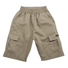 Boys Cargo Shorts, Stretch Utility Shorts with Multi-Pockets, Casual Outdoor Bottoms – Compatible with 12-13Y, Brown