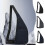 Αδιάβροχη τσάντα Yoloke Sling Bag για άνδρες, λεπτή τσάντα πλάτης στο στήθος, μικρή 4