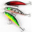 2 Stück robuste Angelköder, 4 g, 6,5 cm, Mikro-Kleinköder, schwimmend, für Meeresangeln, mit Haken 6