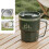 304 Stainless Steel Vacuum Mug 400ml Double-Layer with 3