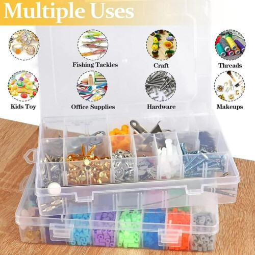 24-compartment Plastic Storage Box 2