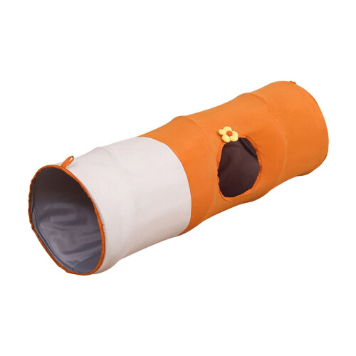 Sammenleggbar tunnelseng for katter i polyester, 80x25 cm 1