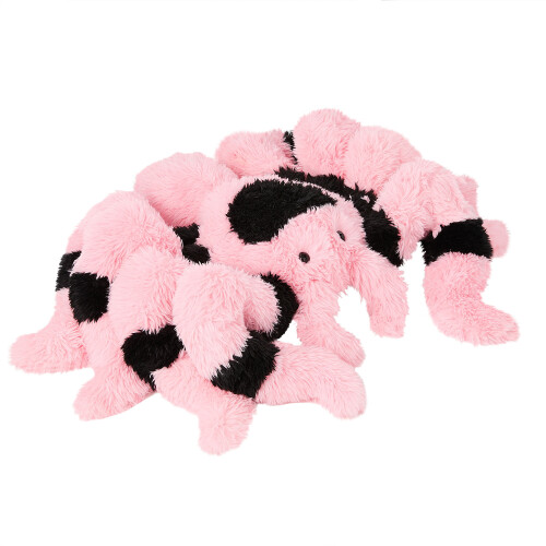 Peluche Tarentule Saint-Valentin 40 cm rose et noire 2