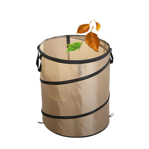 Camping Trash Can Collapsible, 10 Gallon, Black 2