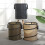 Camping Trash Can Collapsible, 10 Gallon, Black 4