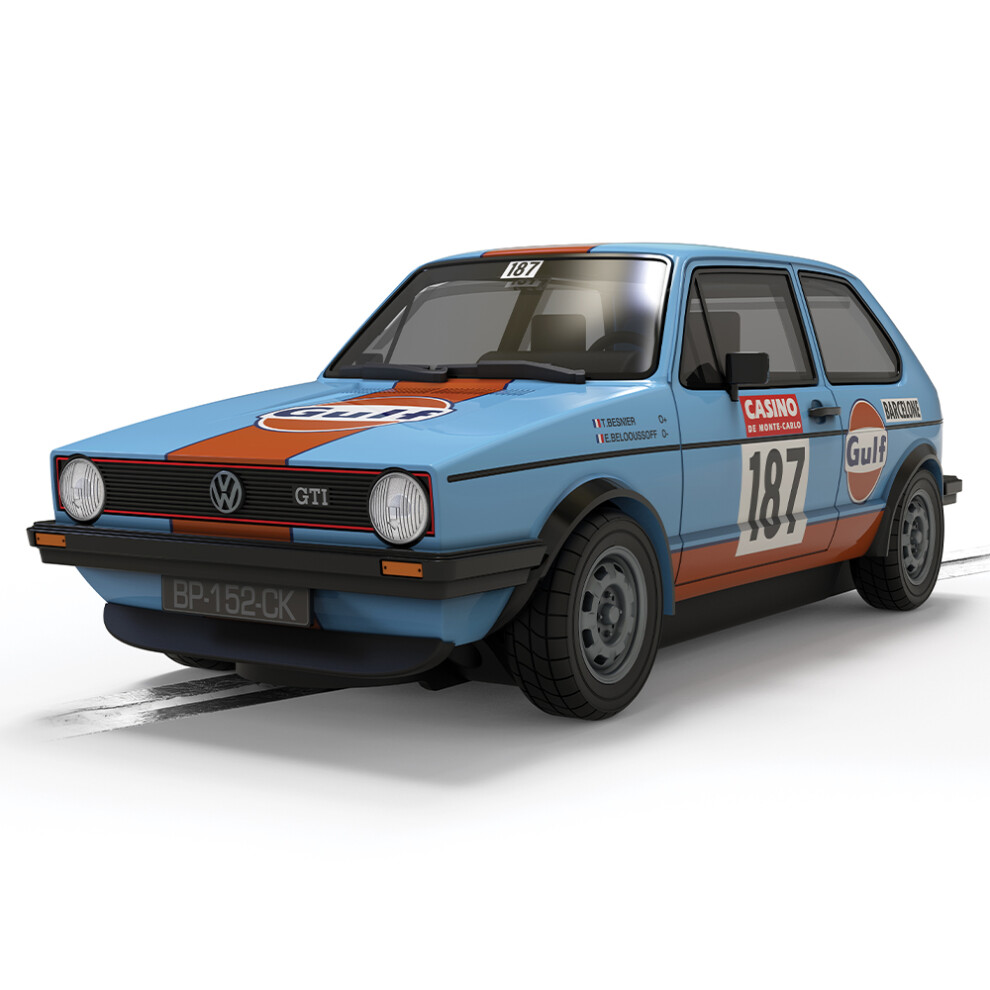 Scalextric C4609 Volkswagen Golf Gti - Gulf Edition Blue/Orange