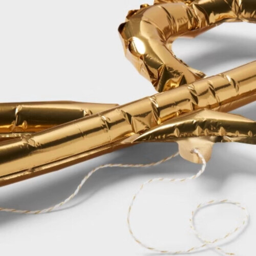 Guld Baby Script Folieballonbanner 2