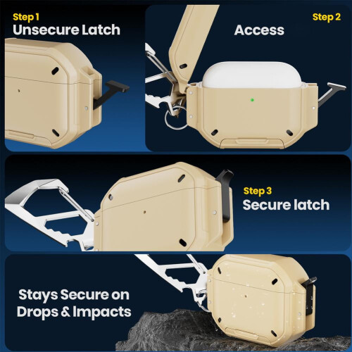 Étui de protection rigide et étanche pour écouteurs Apple 1