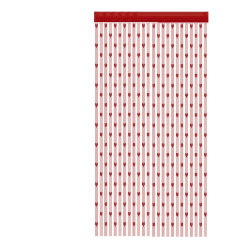 Κουρτίνα, κουρτίνα σε σχήμα καρδιάς 100x200cm, διαχωριστικό παραθύρου, πόρτας, 1