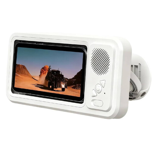 Waterproof Shower Phone Holder with Bluetooth Speaker 1pc 2