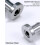 CZ Ear Gauges Βιδωτές σήραγγες και βύσματα από δέρμα CZ (8G–00G) για τέντωμα αυτιών – 3