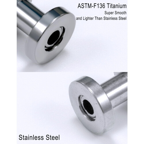 CZ Ear Gauges Βιδωτές σήραγγες και βύσματα από δέρμα CZ (8G–00G) για τέντωμα αυτιών – 2