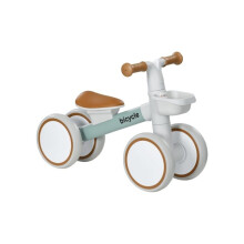 Kids Balance Bike for 1-3 Years Old with Adjustable Seat, Silent Wheels, Green