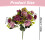 Bouquet de chrysanthèmes artificiels violets (1 pièce) 3