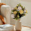 Bouquet de chrysanthèmes artificiels violets (1 pièce) 8