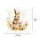 Easter2D Acrylic26Gram Κρεμαστό στολίδι με ακρυλικό λαγουδάκι, στεφάνι σπιτιού, διακόσμηση 2