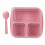 Boîte à goûter Bento à 3 compartiments réutilisable 5